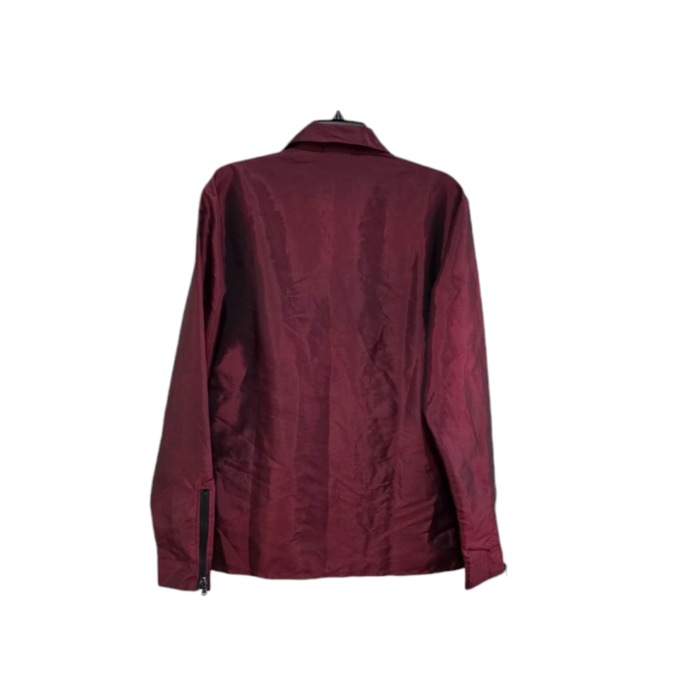 The Ragged Priest Metallic Red Collared Shirt - Picture 4 of 10